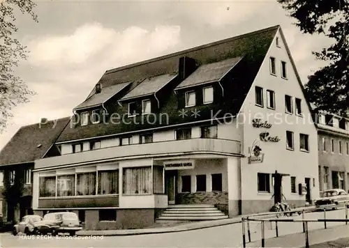 AK / Ansichtskarte 73854193 Brilon Haus Rech Restaurant Cafe Brilon