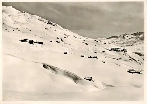 AK / Ansichtskarte  Fondei_Langwies_GR Panorama