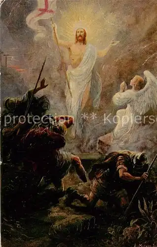 AK / Ansichtskarte 73854304 Jesus v.Molnar Trill Christi Auferstehung  