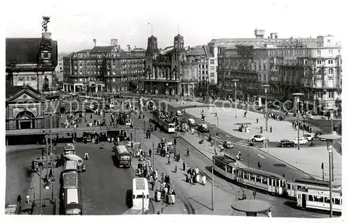 AK / Ansichtskarte  Strassenbahn Frankfurt a.M. Bahnhofvorplatz  