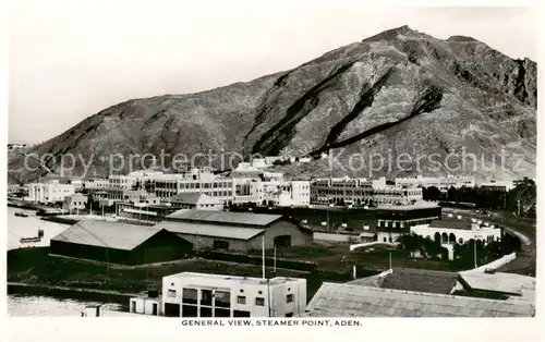 AK / Ansichtskarte 73854346 Aden_Jemen General view Steamer Point 