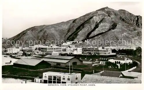 AK / Ansichtskarte  Aden_Jemen General view Steamer Point 