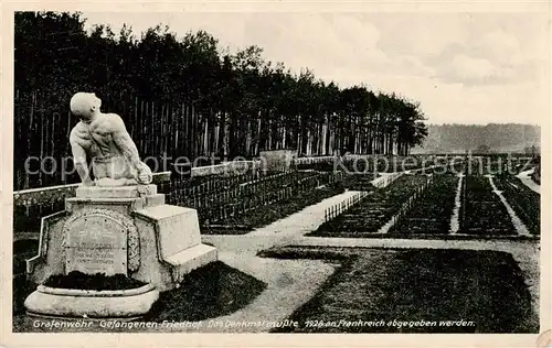 AK / Ansichtskarte 73854359 Grafenwoehr Gefangenen-Friedhof Denkmal Grafenwoehr