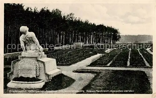 AK / Ansichtskarte  Grafenwoehr Gefangenen-Friedhof Denkmal Grafenwoehr