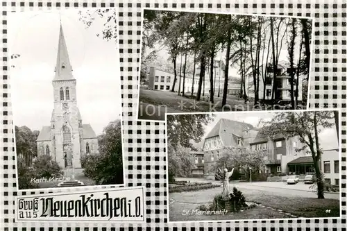AK / Ansichtskarte 73854365 Neuenkirchen_Oldenburg Katholische Kirche St. Marienstift Neuenkirchen Oldenburg