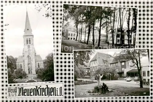 AK / Ansichtskarte  Neuenkirchen_Oldenburg Katholische Kirche St. Marienstift Neuenkirchen Oldenburg