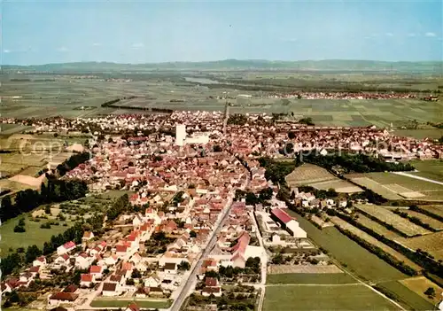 AK / Ansichtskarte 73854369 Osthofen_Rheinhessen Fliegeraufnahme Osthofen_Rheinhessen