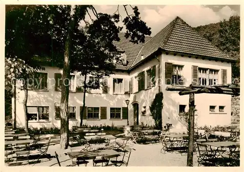 AK / Ansichtskarte 73854371 Maikammer Waldhaus Pension Kalmithoehenstrasse Biergarten Maikammer