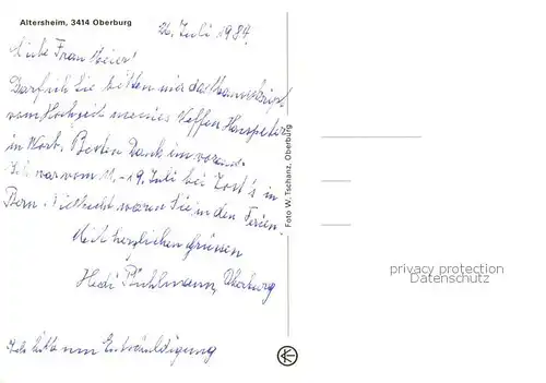 AK / Ansichtskarte  Oberburg_BE Altersheim Oberburg BE