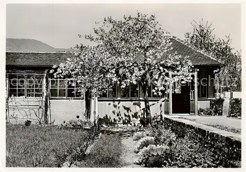 AK / Ansichtskarte  Vaumarcus_NE Psychothérapie Repos Vacances Dr. Maurice Emery Baumbluete 