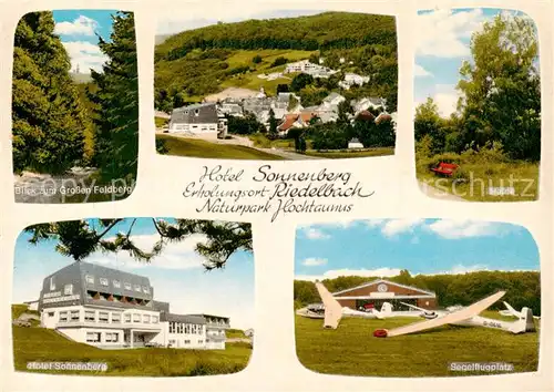 AK / Ansichtskarte 73854402 Riedelbach Hotel Sonnenberg Naturueark Hochtaunus Grosser Feldberg Segelflugplatz Riedelbach