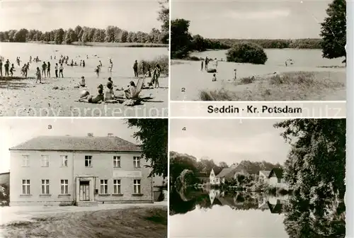 AK / Ansichtskarte  Seddin_Potsdam Am Seddinsee Konsum-Gaststaette Drei Linden Seddin Potsdam