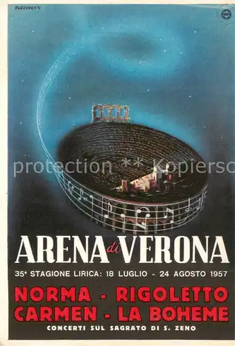 AK / Ansichtskarte 73854428 Verona__Veneto_IT Arena Concerti sul Sagrato di S. Zeno 