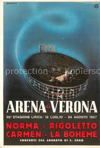 AK / Ansichtskarte  Verona__Veneto_IT Arena Concerti sul Sagrato di S. Zeno 