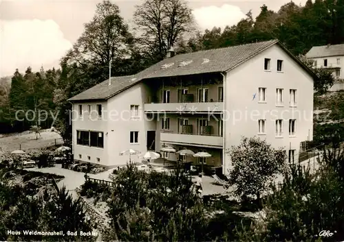 AK / Ansichtskarte  Bad_Bocklet Haus Weidmannsheil Bad_Bocklet