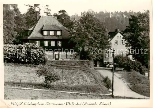 AK / Ansichtskarte 73854448 Pfaffendorf_Koenigstein FDGB Erholungsheim Terrassenhof Pfaffendorf_Koenigstein