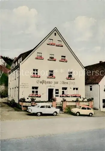 AK / Ansichtskarte  Obertrubach Gasthaus zur Alten Post Obertrubach