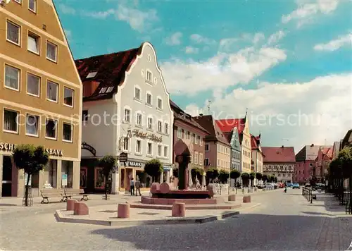 AK / Ansichtskarte  Guenzburg Marktplatz Guenzburg