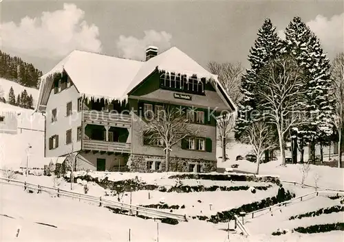 AK / Ansichtskarte  Todtnauberg Haus Sonnhalde Todtnauberg