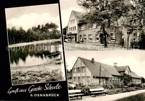 AK / Ansichtskarte  Osnabrueck Weiher Gaste Schule Osnabrueck