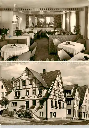 AK / Ansichtskarte 73854587 Laichingen Konditorei Cafe Stader Gaststube Laichingen