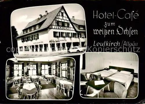AK / Ansichtskarte 73854593 Leutkirch Hotel Cafe Weisser Ochsen Gaststube Zimmer Leutkirch