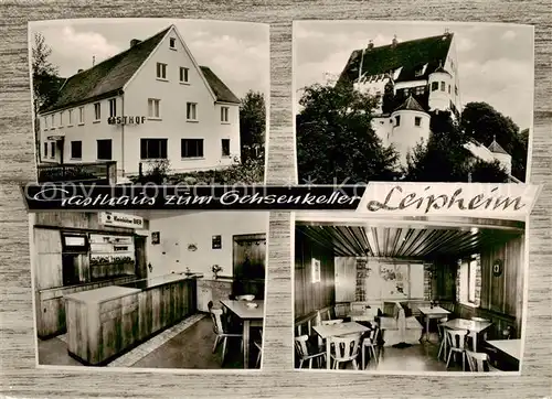 AK / Ansichtskarte 73854594 Leipheim Gasthaus zum Ochsenkeller Theke Gaststube Leipheim