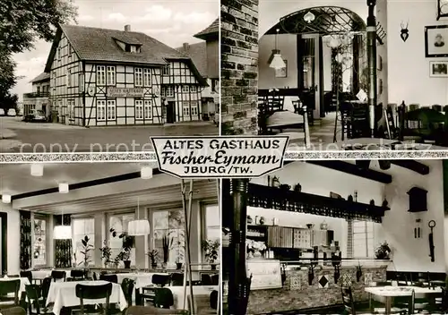 AK / Ansichtskarte  Iburg_Teutoburger_Wald Altes Gasthaus Fischer Eymann Gastraeume Iburg_Teutoburger_Wald