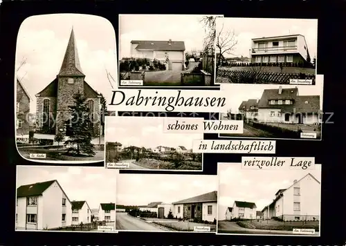 AK / Ansichtskarte  Dabringhausen_Wermelskirchen Kirche Am Birkenweg Am Drosselweg Am Finkenweg 