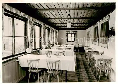 AK / Ansichtskarte  Morlesau_Hammelburg_Unterfranken Wintergarten Terrasse