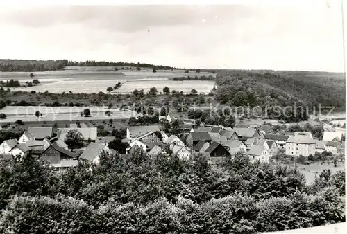 AK / Ansichtskarte  Morlesau_Hammelburg_Unterfranken Panorama 