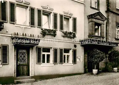 AK / Ansichtskarte  Bayreuth Hotel Goldener Hirsch Bayreuth