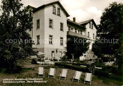 AK / Ansichtskarte  Westerburg_Westerwald Luftkurort Altenerholungsheim Haus Westerburg Westerburg_Westerwald