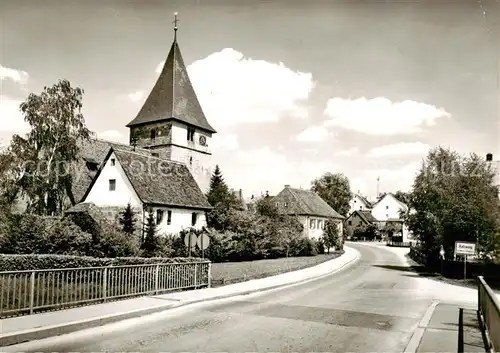 AK / Ansichtskarte  Katzwang Blick von der Rednitzbruecke Katzwang