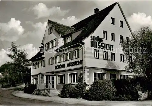 AK / Ansichtskarte  Lutzenberg_Althuette Landgasthof Pension Schoene Aussicht Lutzenberg Althuette