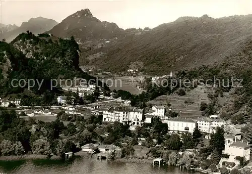 AK / Ansichtskarte  Figino_Serenza_TI Fliegeraufnahme 