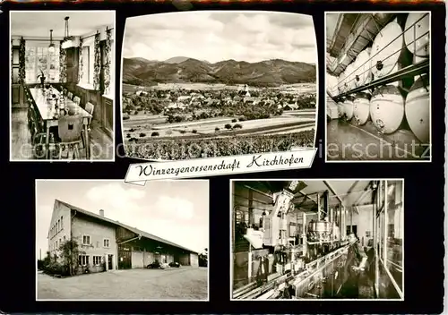 AK / Ansichtskarte  Kirchhofen_Ehrenkirchen_Breisgau Winzergenossenschaft Probiertube Panorama Abfuellstation 