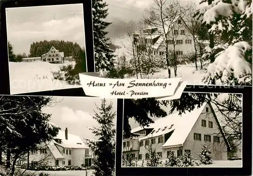 AK / Ansichtskarte 73854835 Hilchenbach Haus Am Sonnenhang Hotel Pension 