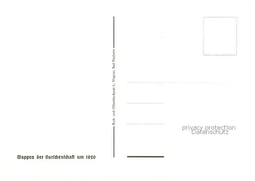 AK / Ansichtskarte 73854836 Linz_Donau_AT Burschen und Altherrentag 1977 Wappen der Burschenschaft 