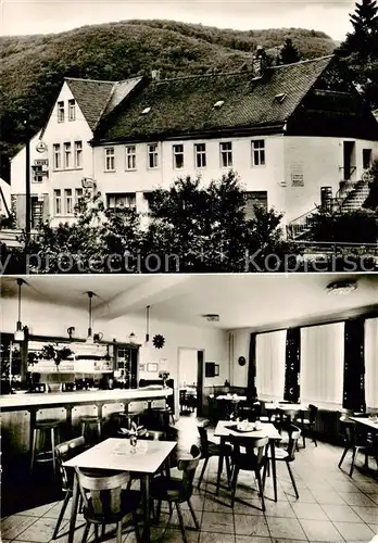 AK / Ansichtskarte  Kautenbach_Traben-Trarbach Gasthaus Spier Pension Gastraum Kautenbach