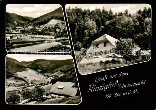 AK / Ansichtskarte 73854890 Kinzigtal Berggasthof Café Pension Schmelzeberg Landschaftspanorama Schwarzwald Kinzigtal