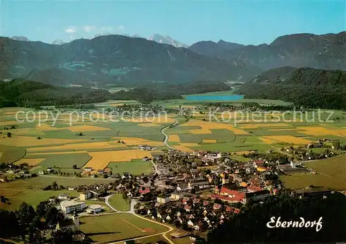 AK / Ansichtskarte  Eberndorf_Kaernten_AT Fliegeraufnahme mit Goesselsdorfer See und Steiner Alpen 