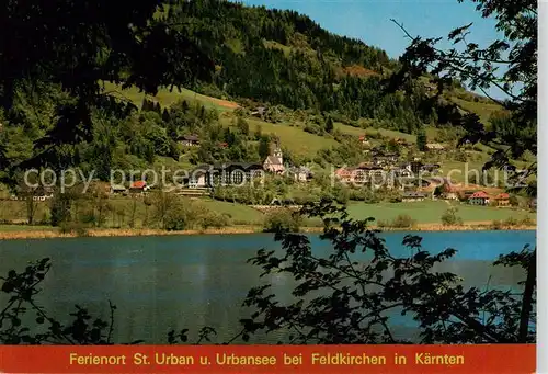 AK / Ansichtskarte 73854933 St_Urban_Kaernten_AT am Urbansee 
