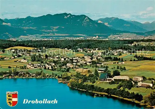 AK / Ansichtskarte  Drobollach_Faaker_See_Kaernten_AT Fliegeraufnahme 