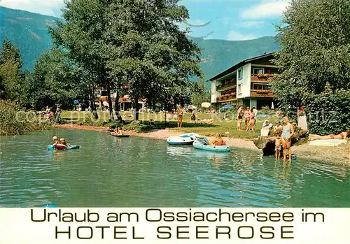 AK / Ansichtskarte 73854969 Bodensdorf_Ossiacher_See_AT Hotel Seerose Strand 