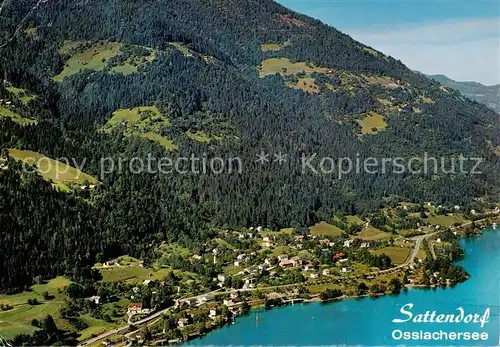 AK / Ansichtskarte  Sattendorf_Ossiachersee Fliegeraufnahme 