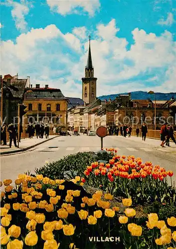 AK / Ansichtskarte  Villach_Kaernten_AT Neue Stadtbruecke mit Hauptplatz 