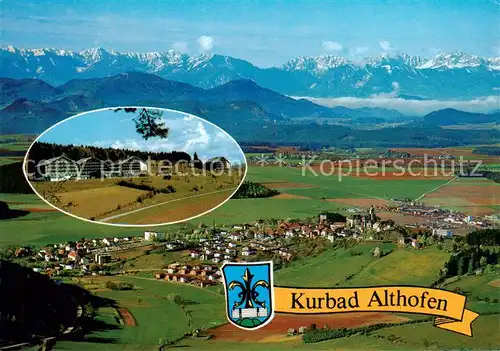 AK / Ansichtskarte  Althofen_Kaernten_AT Kurbad Althofen Fliegeraufnahme mit Krappfeld und den Karawanken 