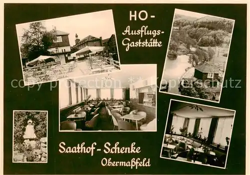 AK / Ansichtskarte 73855054 Obermassfeld-Grimmenthal HO Ausflugsgaststaette Saathof-Schenke Obermassfeld-Grimmenthal