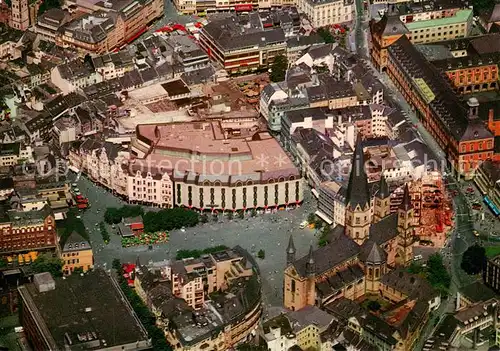 AK / Ansichtskarte  Bonn_Rhein Panorama mit Muenster-Kirche Bonn_Rhein